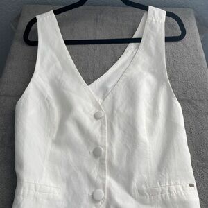 All Saints Petra cross back vest